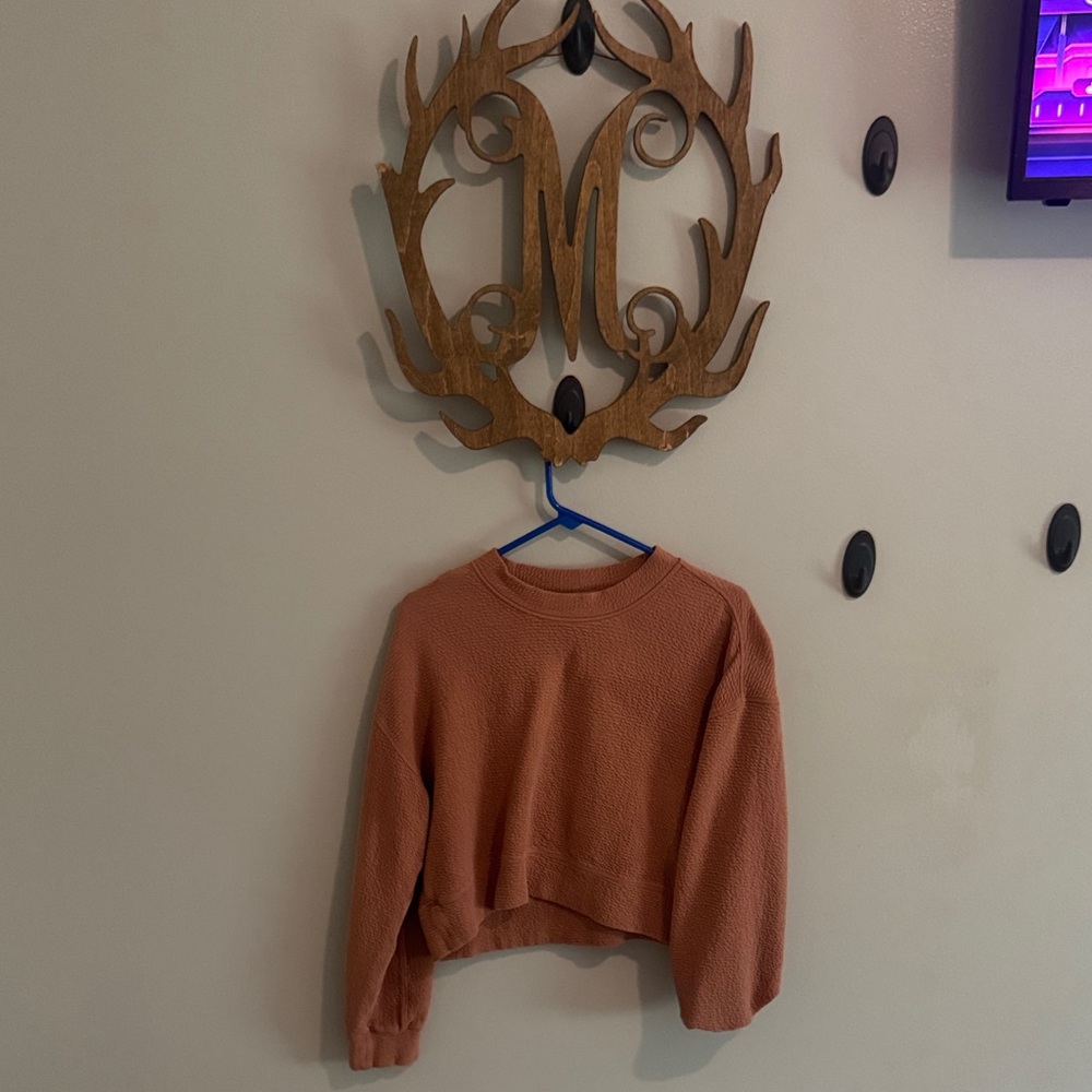 lululemon athletica Terracotta Crew Neck Sweater